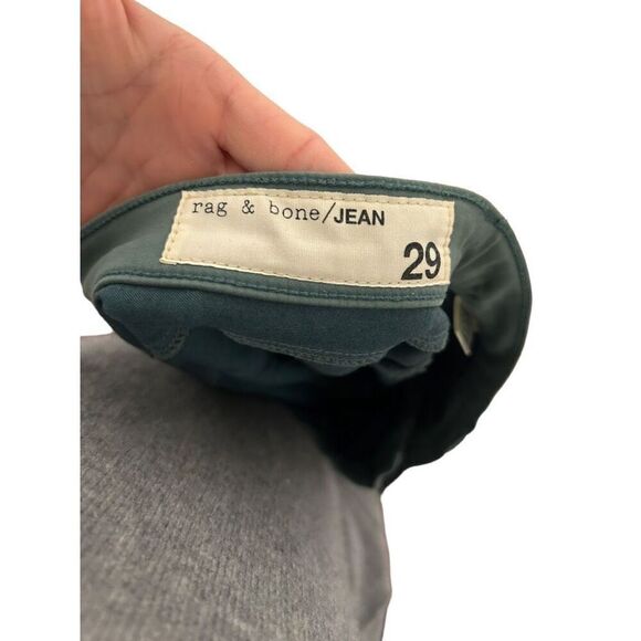 Rag and Bone Atlantic Blu Teal Green Jegging Pants Size 29 Stretch - Picture 9 of 14
